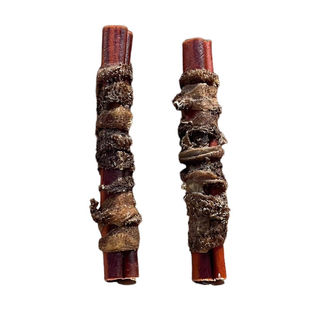 Bâton de collagène et tripe de boeuf, gâterie durable et alléchante, collagen and beef tripe, delicious long lasting dog chew
