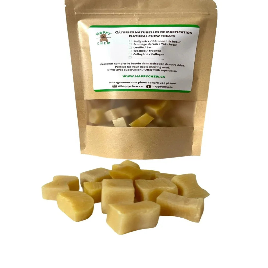 Happy chew mini fromage de yak pour faire popcorn, yak cheese nuggets for dog, DIY dog popcorn