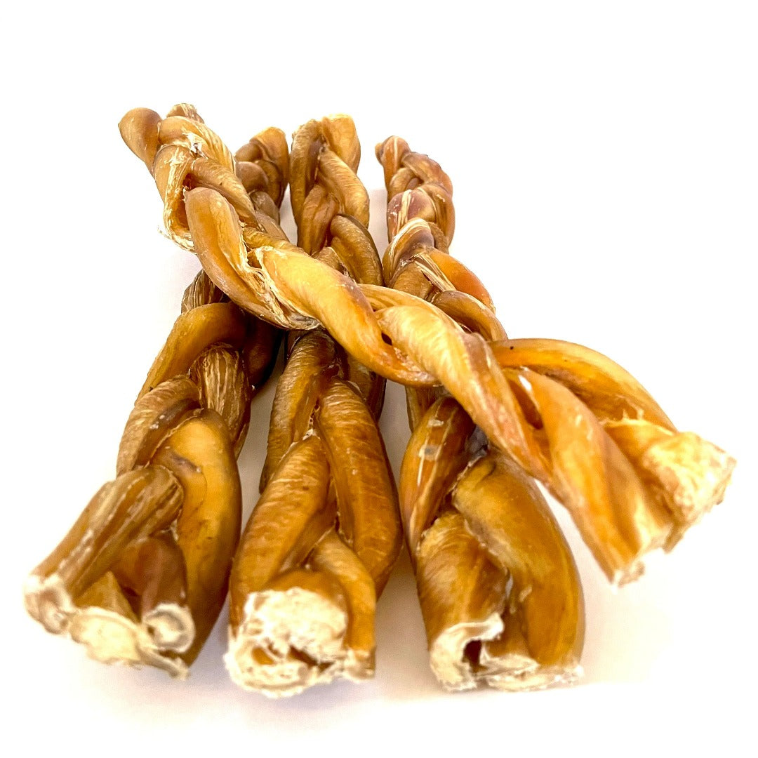 Monster Bully stick tressé au Québec, monster braided bully sticks in Quebec, dog chew treat braided