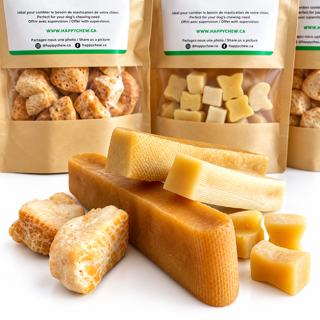 Fromage de yak - mastication longue durée pour chien - Happy Chew 