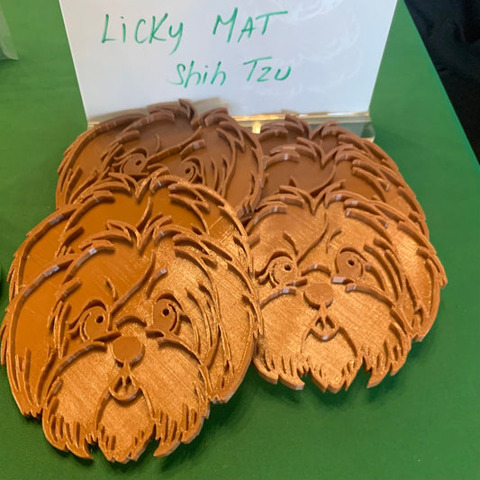 Tapis léchage ShihTzu. ShihTzu licky mat 
