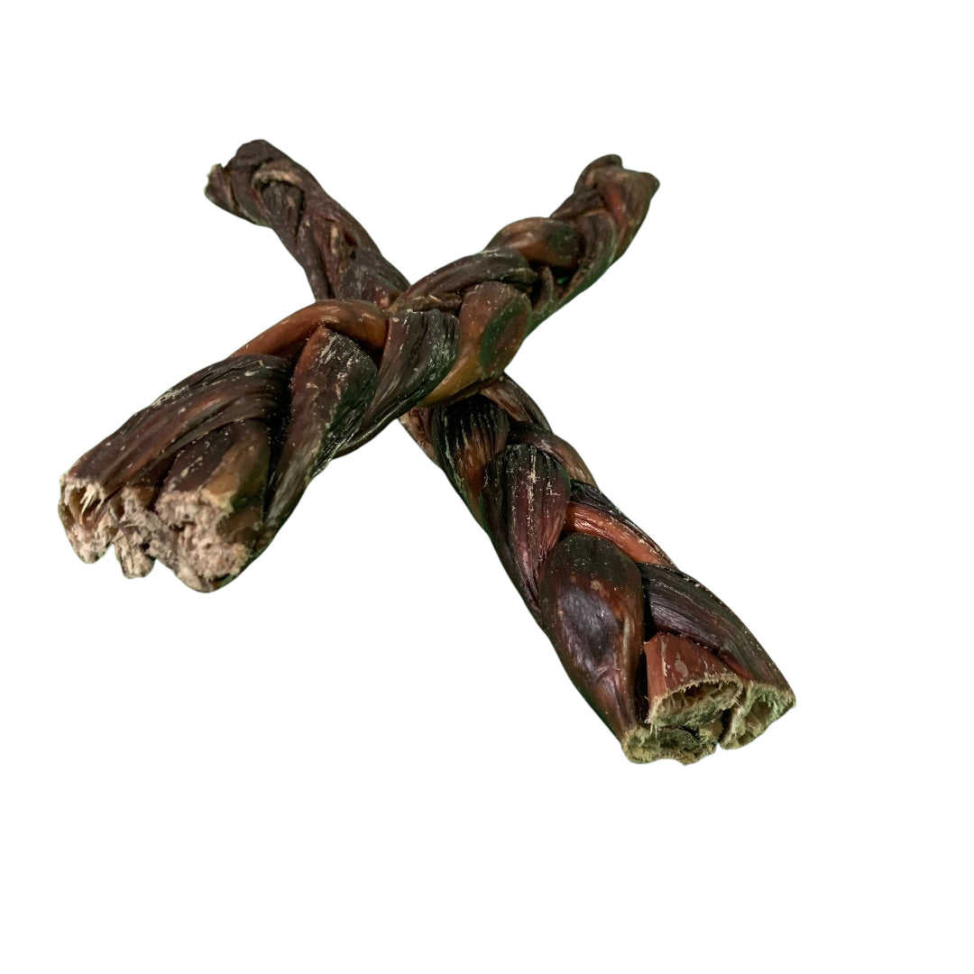 tresse d'oesophage de boeuf, braided beef jerky, puppy chew