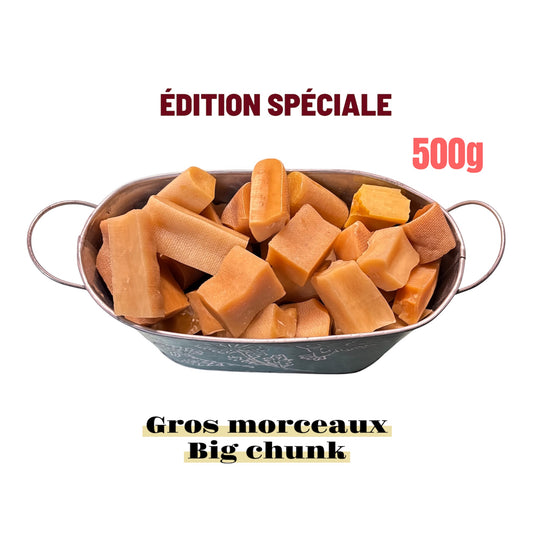 Morceaux de fromage de yak
