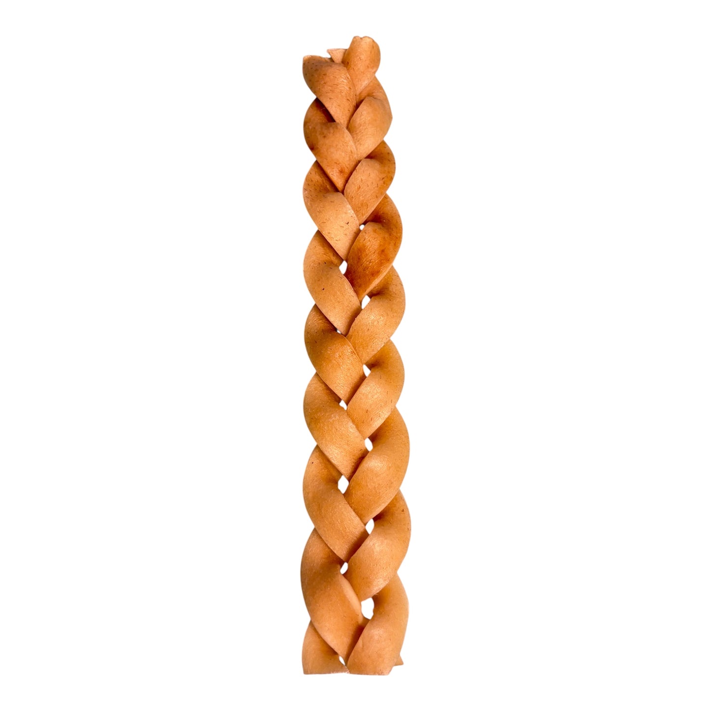 Tresse naturelle de buffle d'eau Happy Chew pour chien, mastication naturelle de longue durée.
