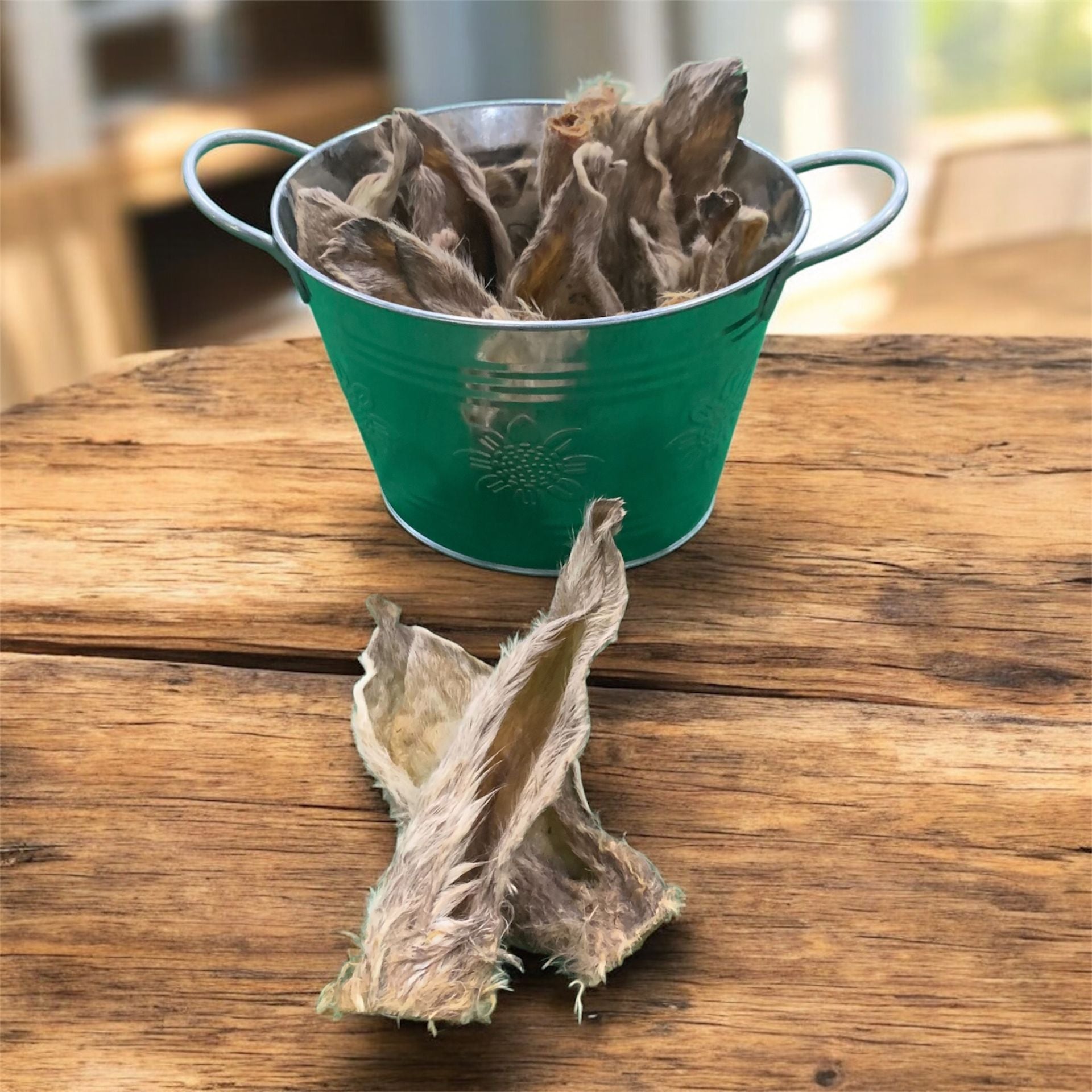 oreille de lapin pour chien, rabbit ears  dog treats made in Canada