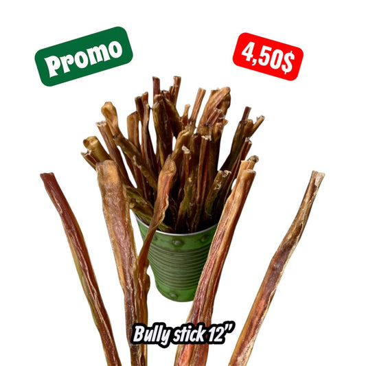 Big Promo 28% off bully sticks canadiens sans odeur, odour free bully sticks made in Canada