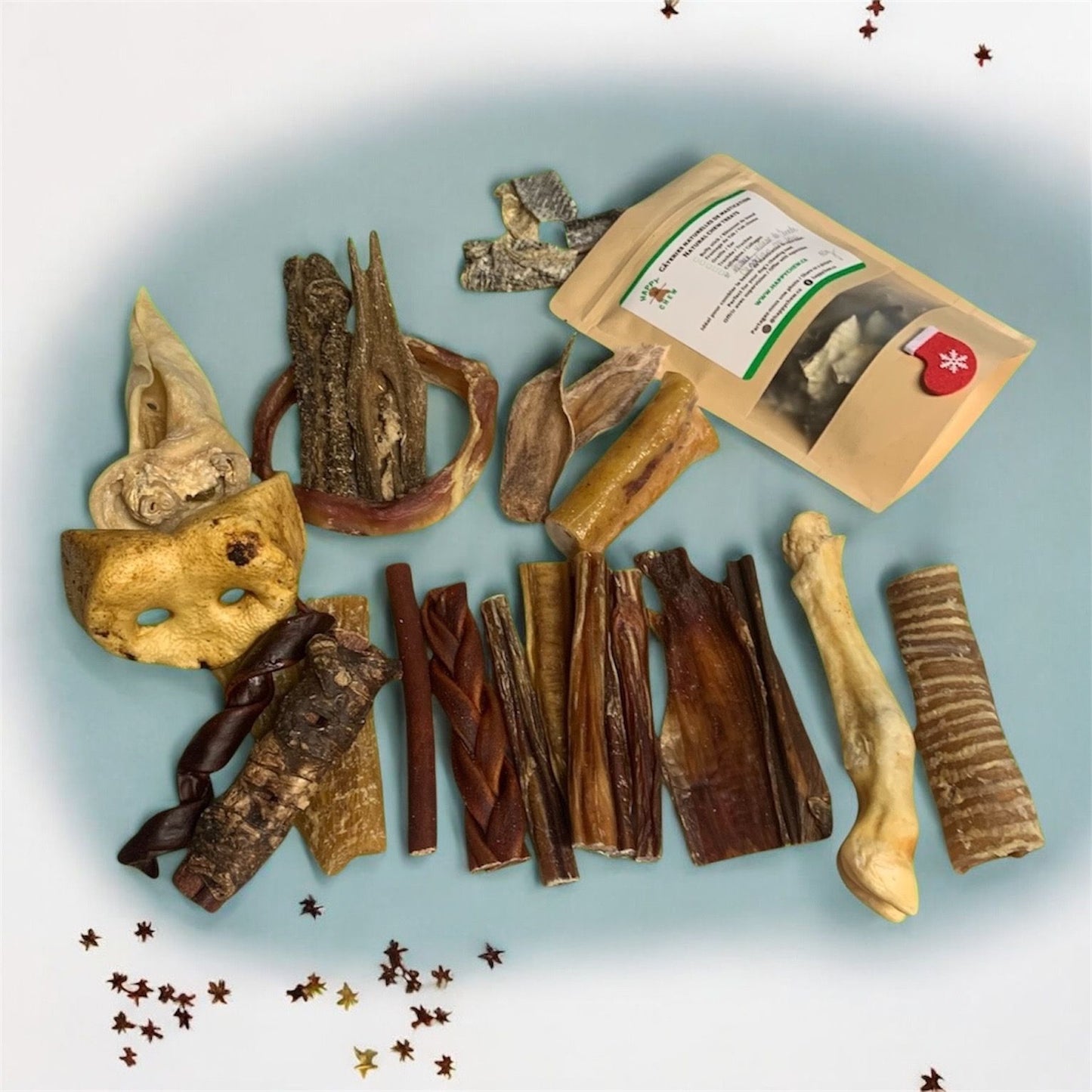 24 gâteries de mastication pour chien 24 Dog chews, Mixed dog chew pack or collagen pack