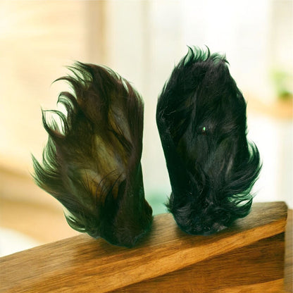 oreille de boeuf pour chien, beef ear with fur dog chew