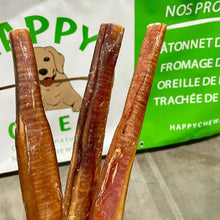 Load image into Gallery viewer, Happy Chew mega monster bully stick. Made in Canada Bully sticks for power chewer
