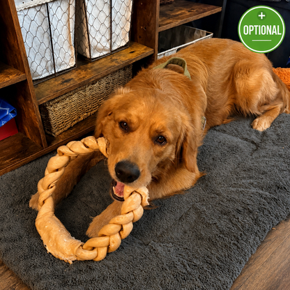 Anneau de buffle MÉGA – mastication intense pour gros chien – Happy Chew