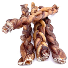 Load image into Gallery viewer, QUÉBEC HAPPY CHEW Bully Stick tressé 12 pouces /Québec Happy Chew Bully Sticks Braided 12 inches
